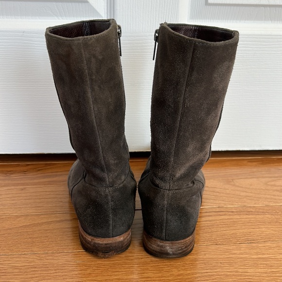 UGG 3182 Cailyn Chevron Grey Suede Distressed Boots sz 7.5 - Picture 6 of 13